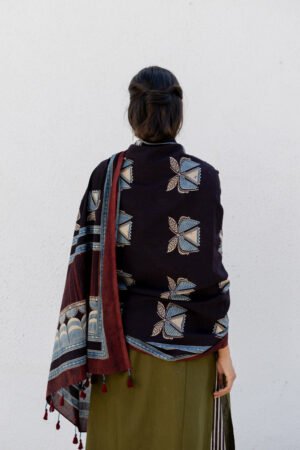 Set of 3 - Kurta, Dupatta & Culotte - Adira 07 - Image 4