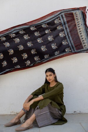 Set of 3 - Kurta, Dupatta & Culotte - Adira 07 - Image 7