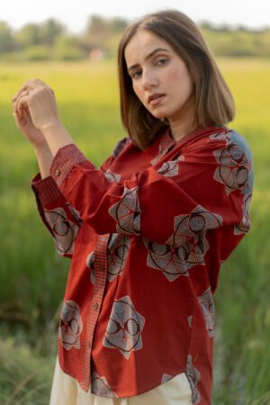 Rida Shirt - Red - Image 5