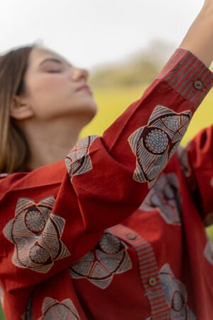 Rida Shirt - Red - Image 8