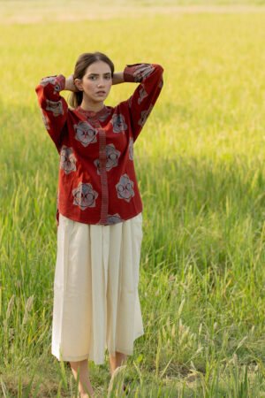 Rida Shirt - Red - Image 4