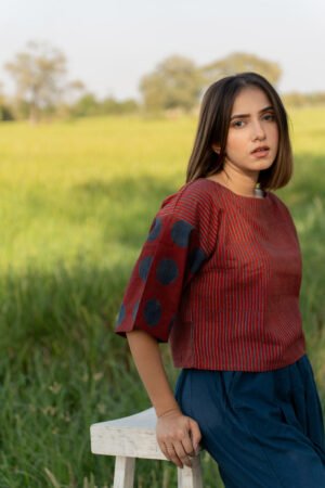 Basic Top - Red Stripes - Image 6