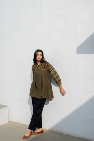 Bias Tunic - Oni Forest Green - Image 6