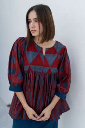 Ruyan Top - Red - Image 9
