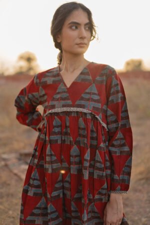 Yara Tunic - Red - Image 2
