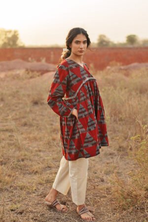 Yara Tunic - Red - Image 6