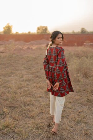 Yara Tunic - Red - Image 4