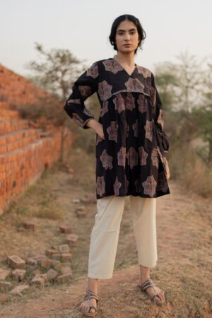 Alternative view of Yara Tunic - Black