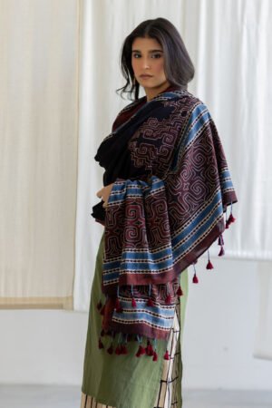 Set of 3 - Kurta, Culottes & Dupatta - Mrida 19 - Image 4