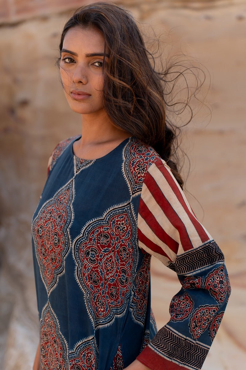 Classic Kurta - Baani Indigo - Image 4