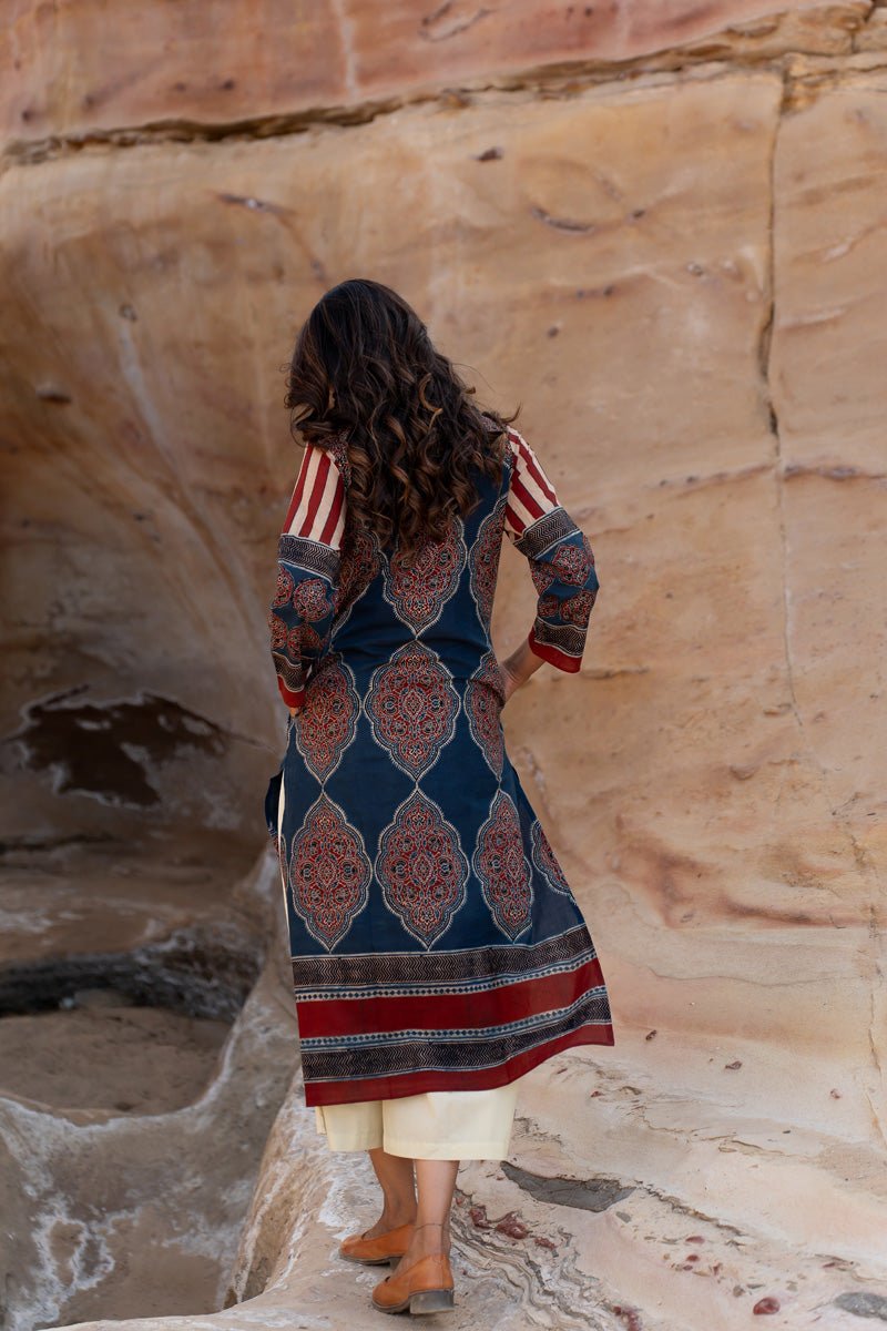 Classic Kurta - Baani Indigo - Image 7