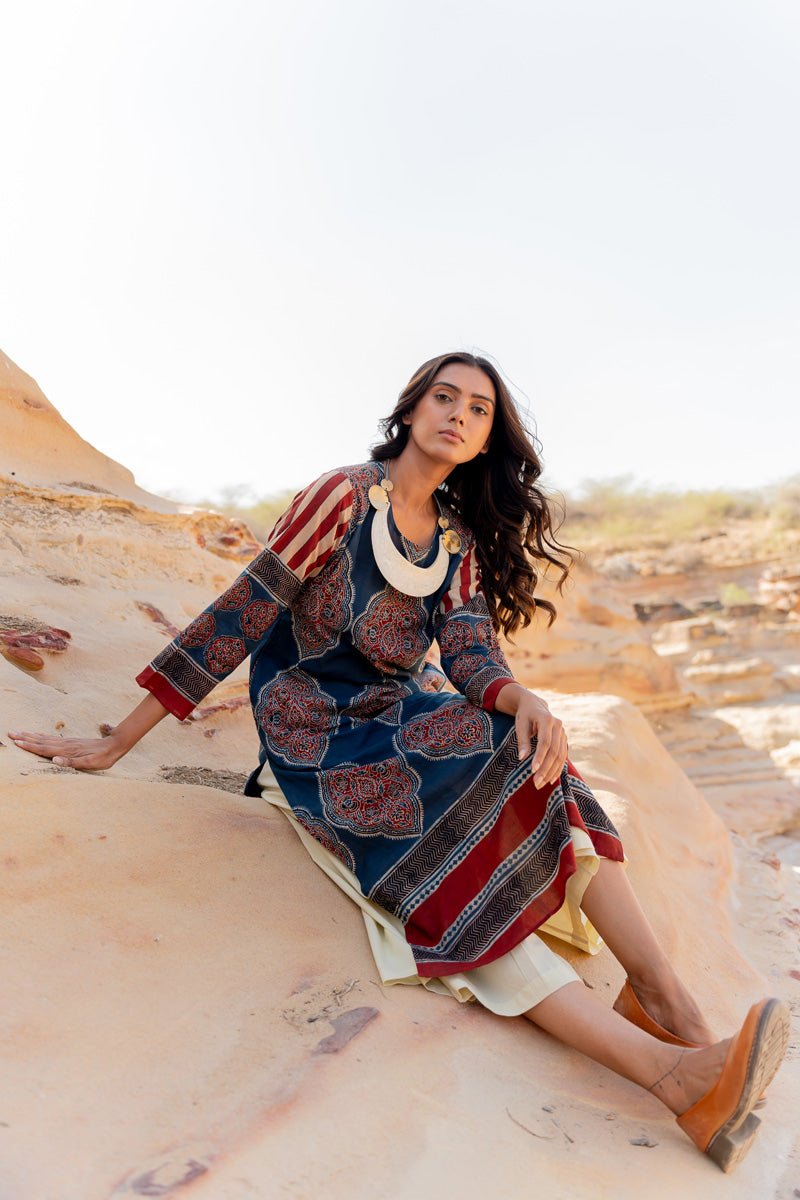 Classic Kurta - Baani Indigo - Image 6