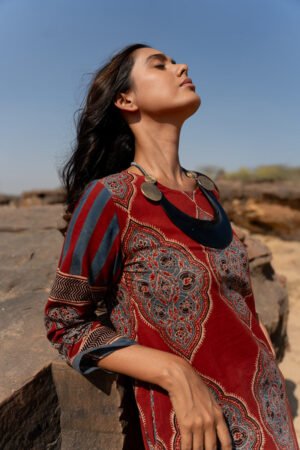Classic Kurta - Baani Red - Image 8