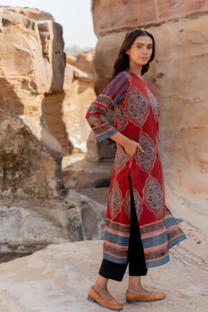 Classic Kurta - Baani Red - Image 6