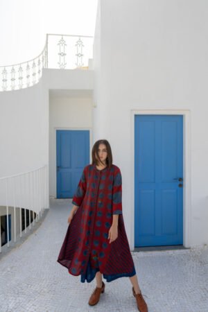 A-Line Kurta - Red - Image 6