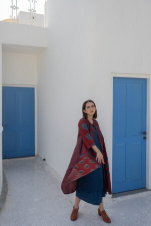 A-Line Kurta - Red - Image 10