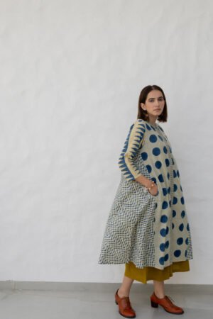 A-Line Kurta - Indigo - Image 7