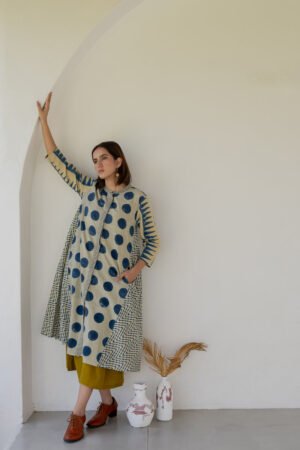 A-Line Kurta - Indigo