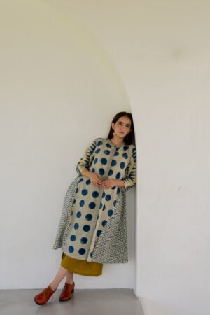 A-Line Kurta - Indigo - Image 6