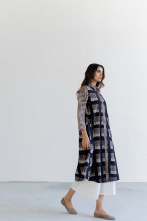 Luma Collared Kurta - Ovi - Image 4