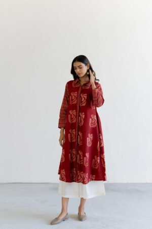 Alternative view of Luma Collared Kurta - Veya