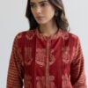 Pintuck Kurta - Tira Red
