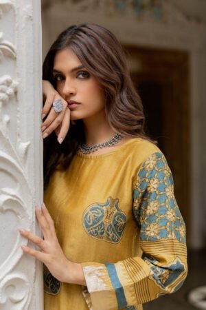 Chanderi Silk Classic Kurta Set of 2 - Parizaad - Image 6