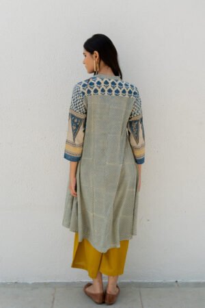 A-line Kurta - Ark Indigo - Image 7
