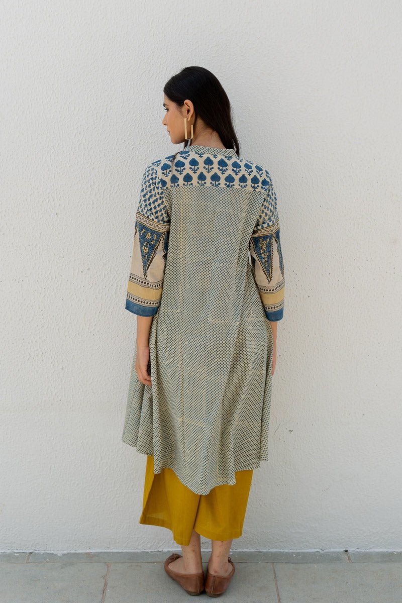 A-line Kurta - Ark Indigo - Image 8