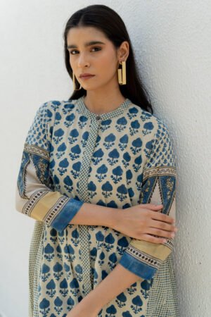 A-line Kurta - Ark Indigo - Image 33