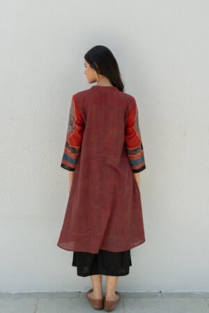 A-line Kurta - Baani Red - Image 20