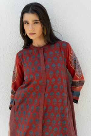 A-line Kurta - Baani Red - Image 23