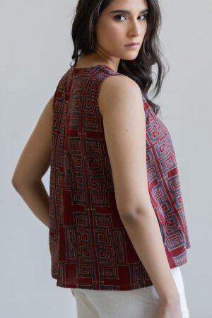 Tara Top - Avani Red - Image 5