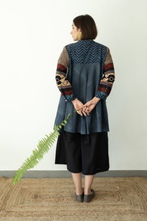 Bias Tunic - Indigo & Black - Image 6